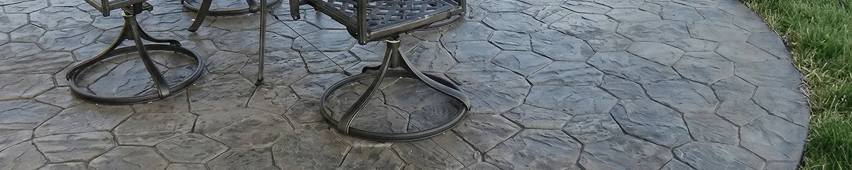 Garden relaxation area with professionally installed stone flooring in Ogden UT